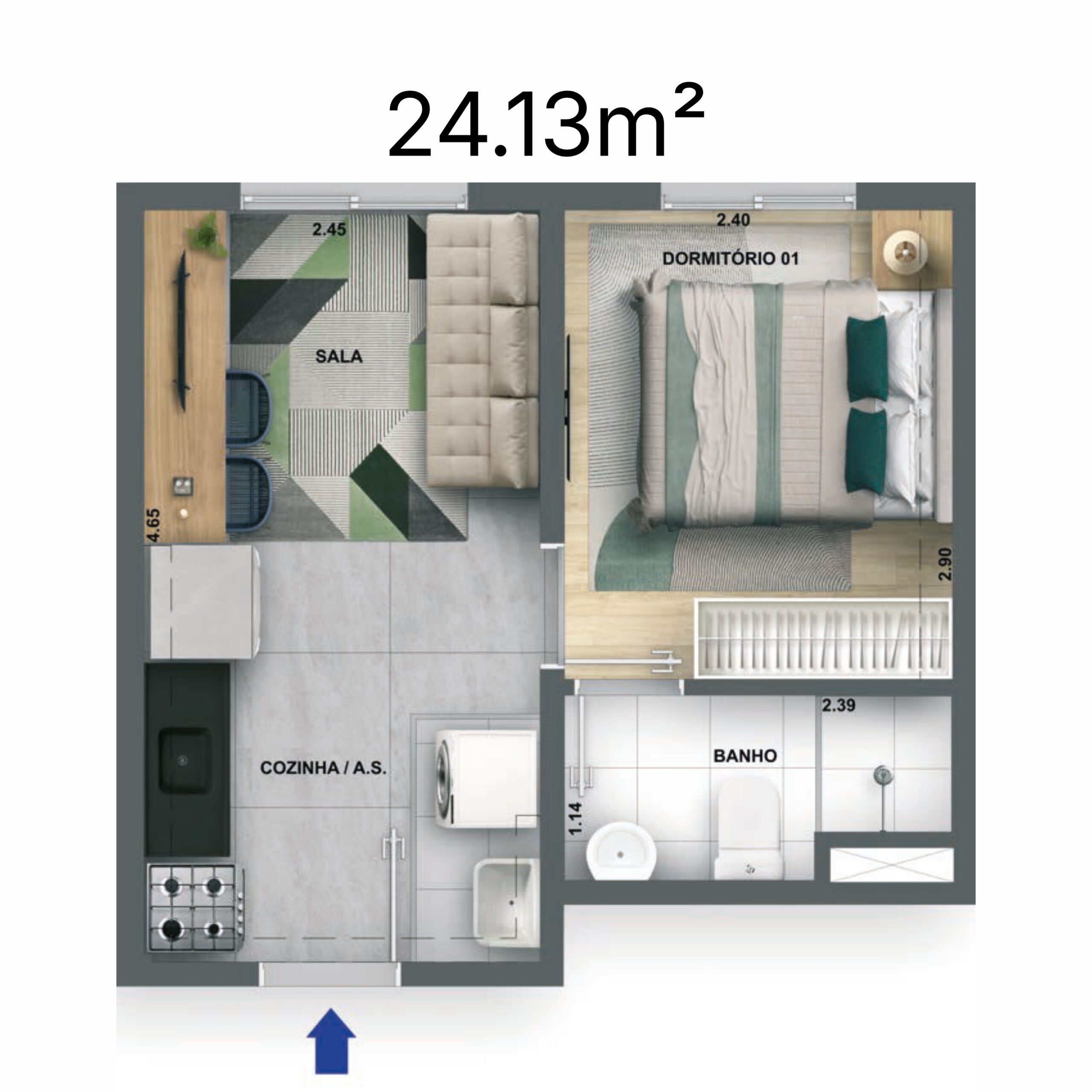 24.13m²