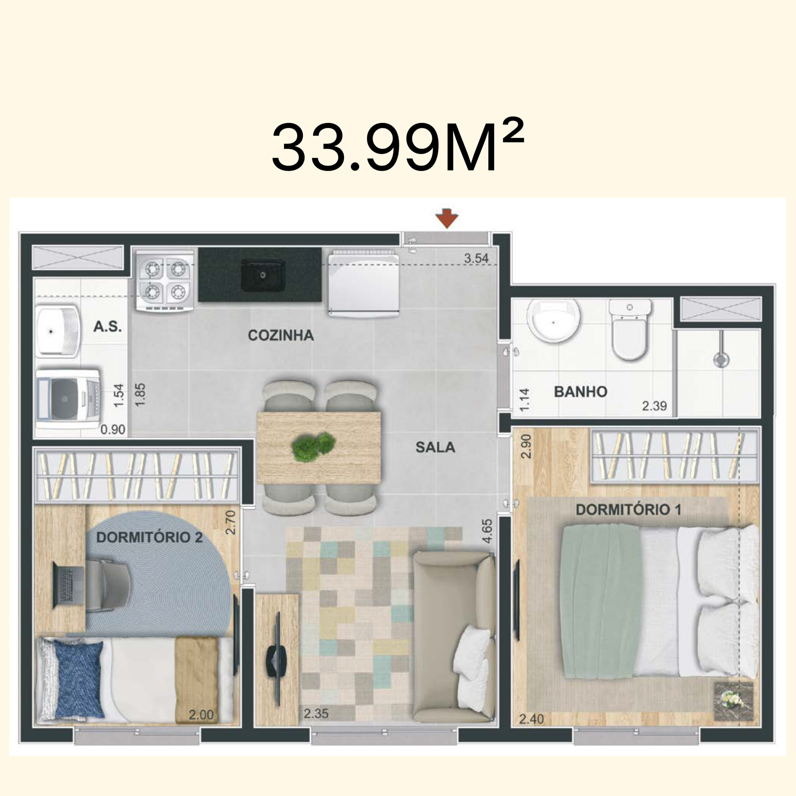 33.99M²